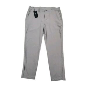 NWT Public Rec Pants Mens 34 Gray Gamechanger Performance 5 Pocket Chino